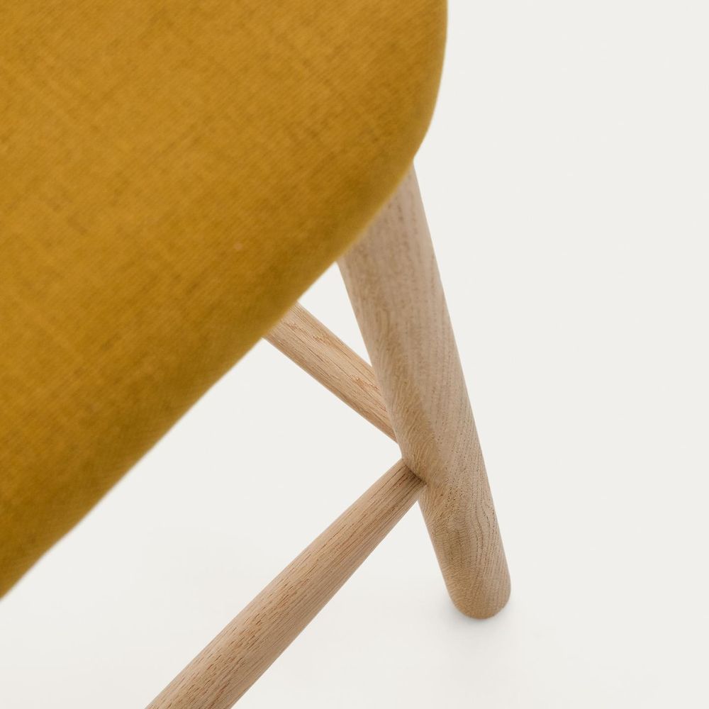 Barstoel HELDA - Mosterd Chenille KAV C0600040MY81H