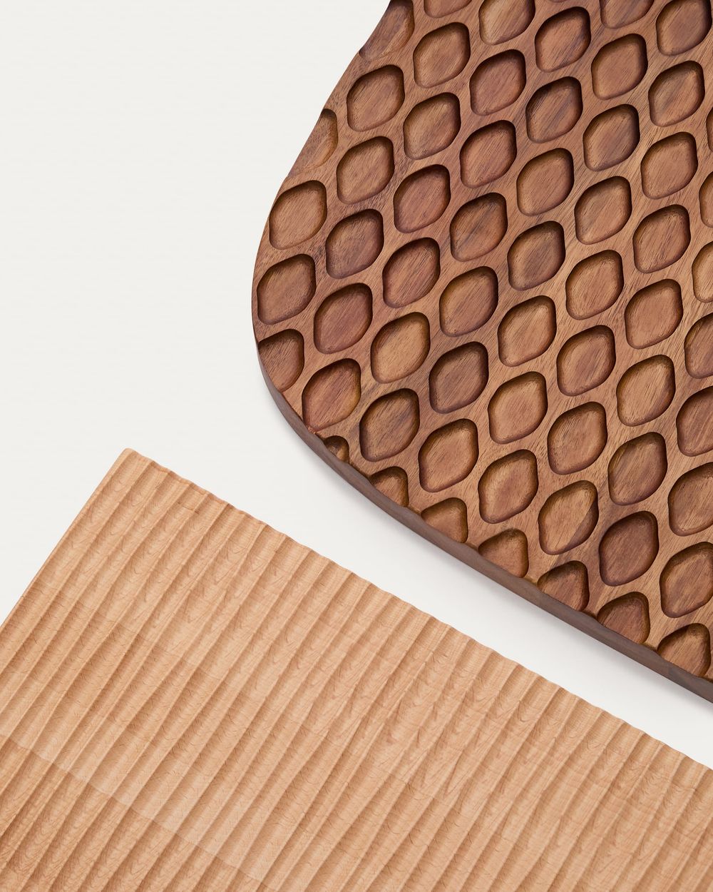 Muurpaneel set van 3 TRIVAX - Acaciahout KAV D00043MA10