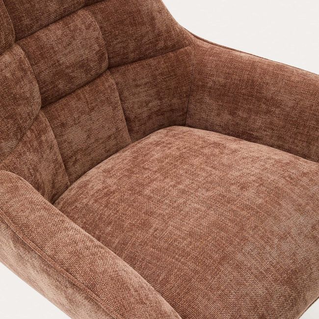 Fauteuil TERYL - Blauw chenille