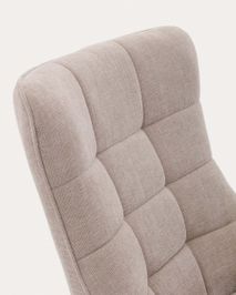 Fauteuil TERYL - Beige chenille KAV S0900093JO12