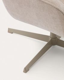 Fauteuil TERYL - Beige chenille KAV S0900093JO12