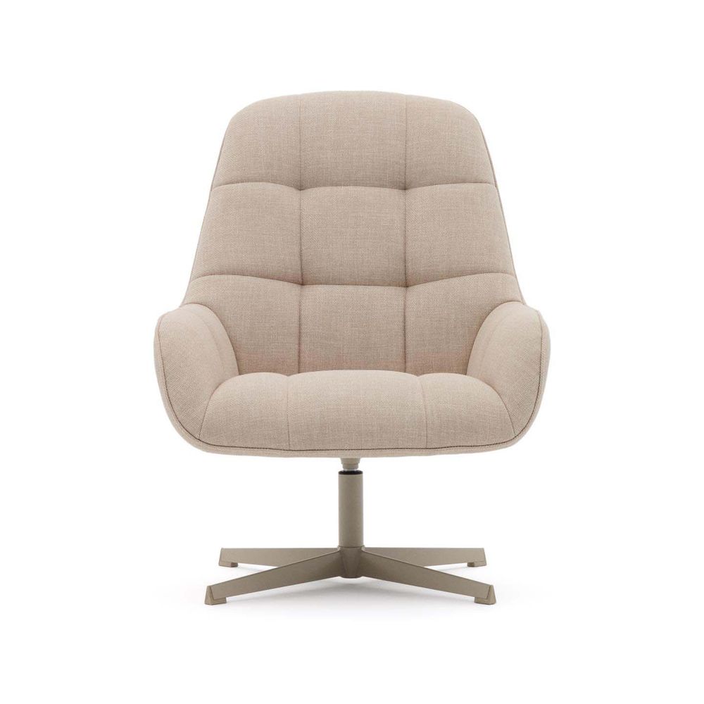 Fauteuil TERYL - Beige chenille KAV S0900093JO12