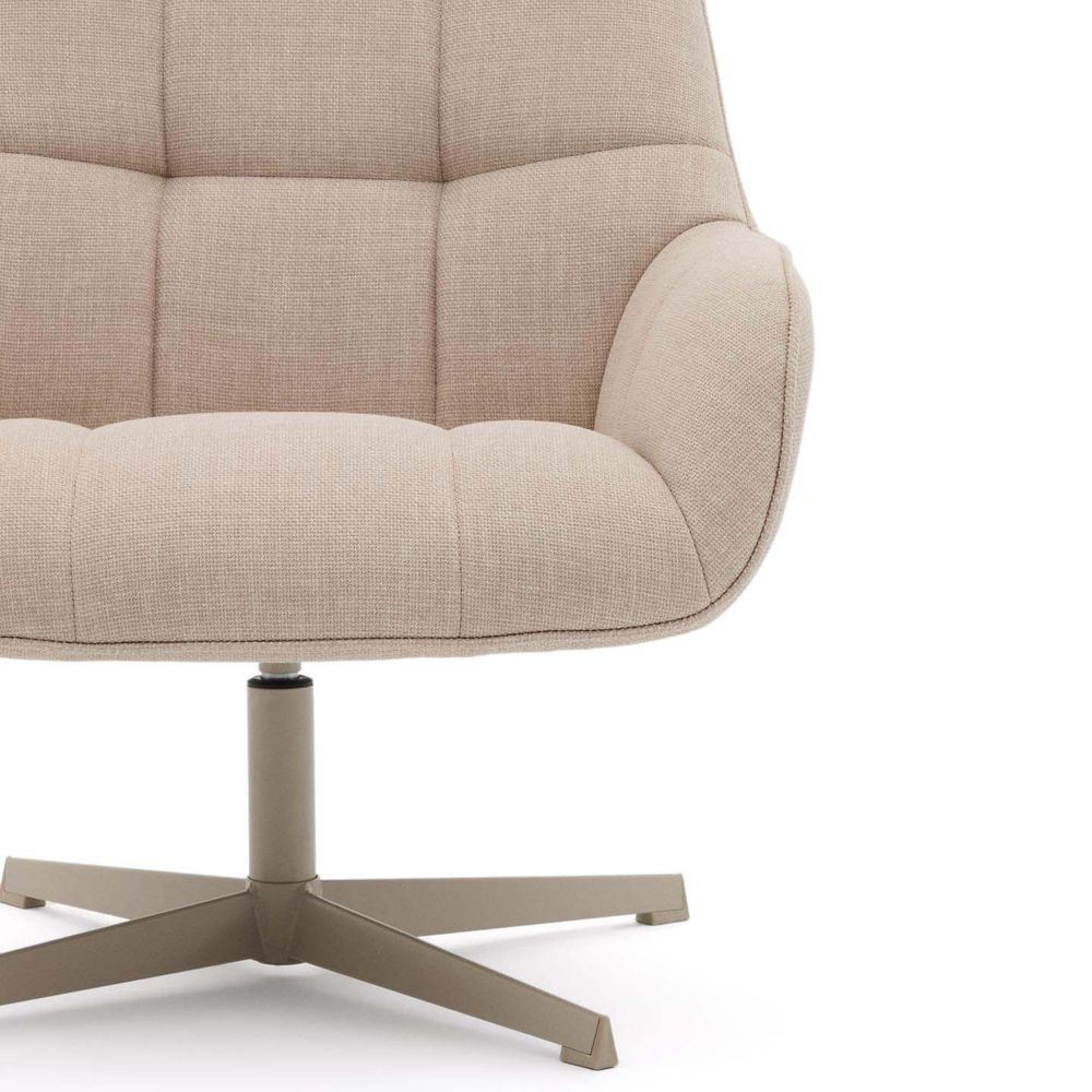 Fauteuil TERYL - Beige chenille KAV S0900093JO12