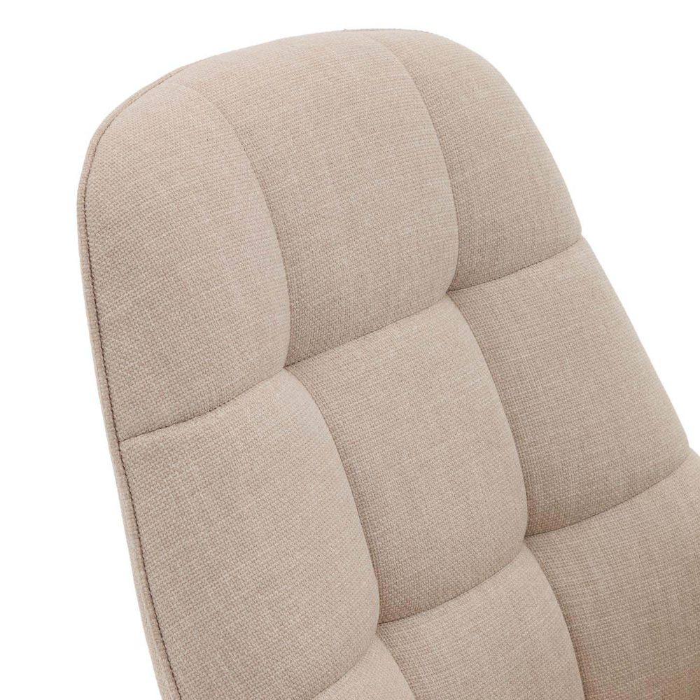 Fauteuil TERYL - Beige chenille KAV S0900093JO12