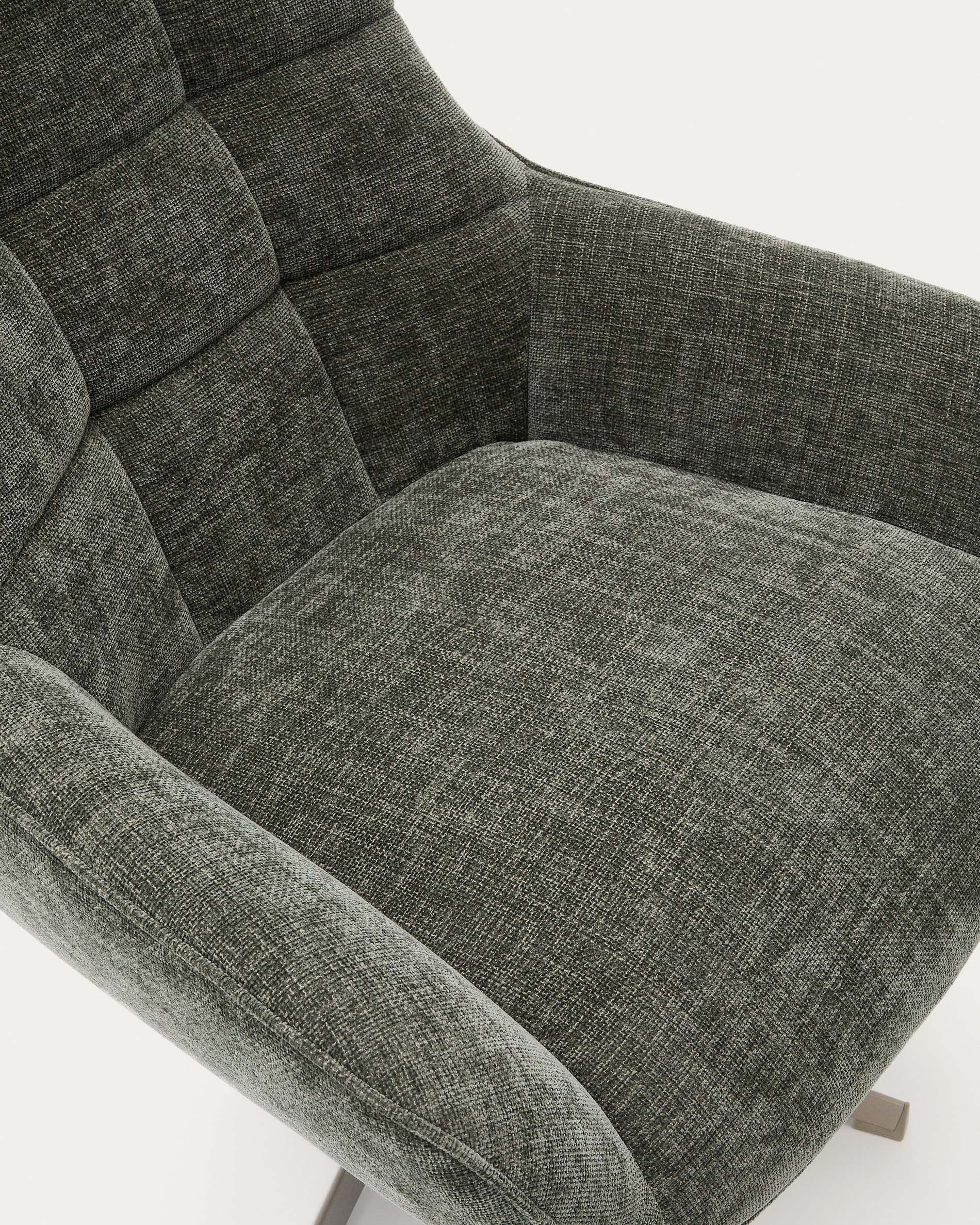 Fauteuil TERYL - Groen chenille