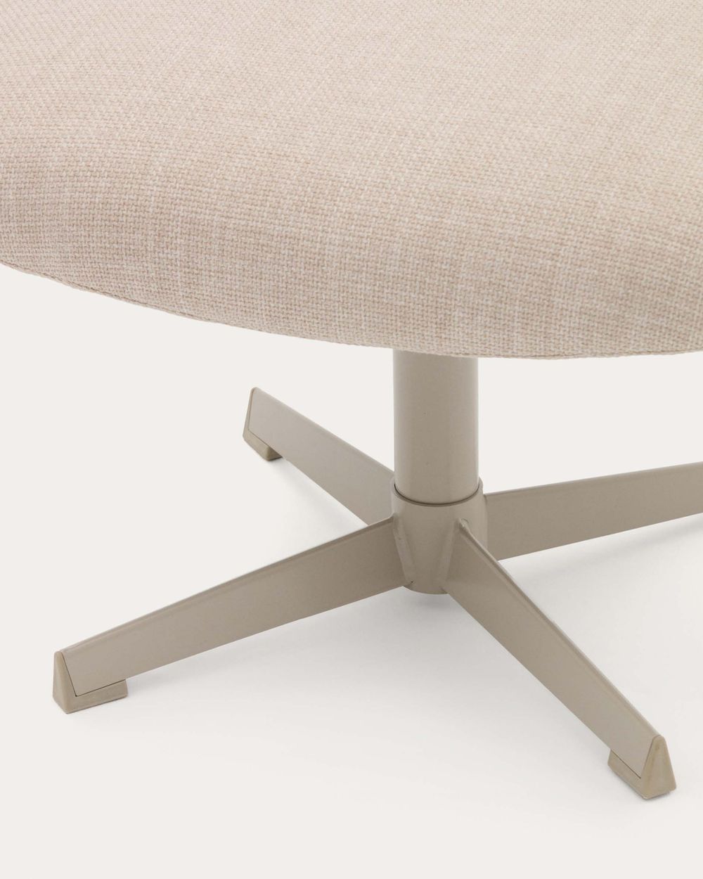 Voetbank TERYL - Lichtbruin chenille KAV S1500008JO12