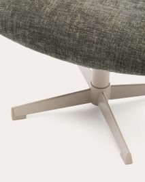 Voetbank TERYL - Groen chenille KAV S1500008JO19