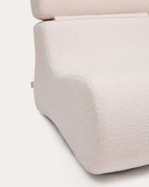 Fauteuil CLUB - Terracotta bouclé KAV S44210HI39