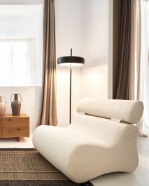 Fauteuil CLUB - Terracotta bouclé KAV S44210HI39