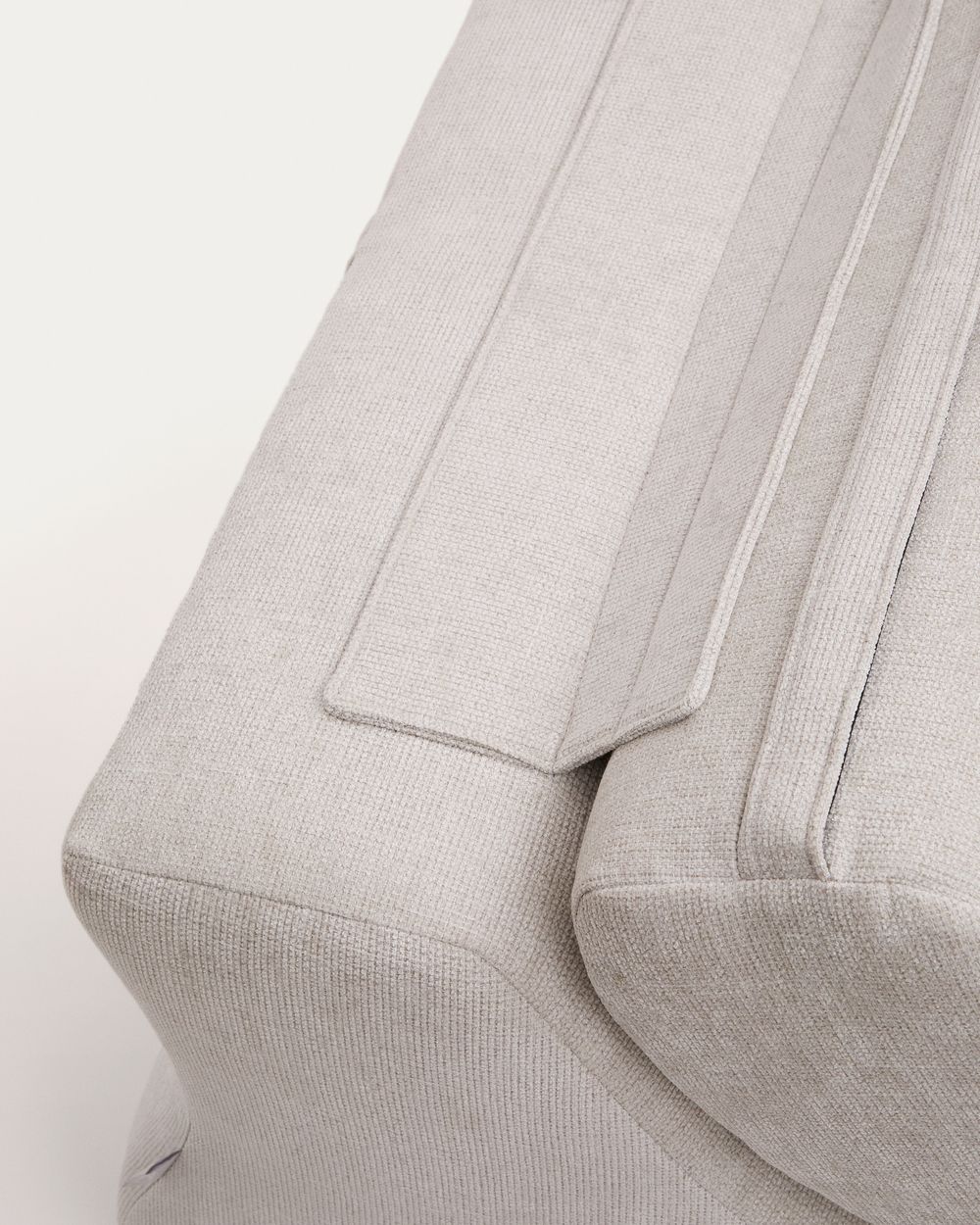 Fauteuil CLUB - Parelmoer chenille KAV S44210TB12