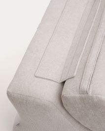 Fauteuil CLUB - Parelmoer chenille KAV S44210TB12