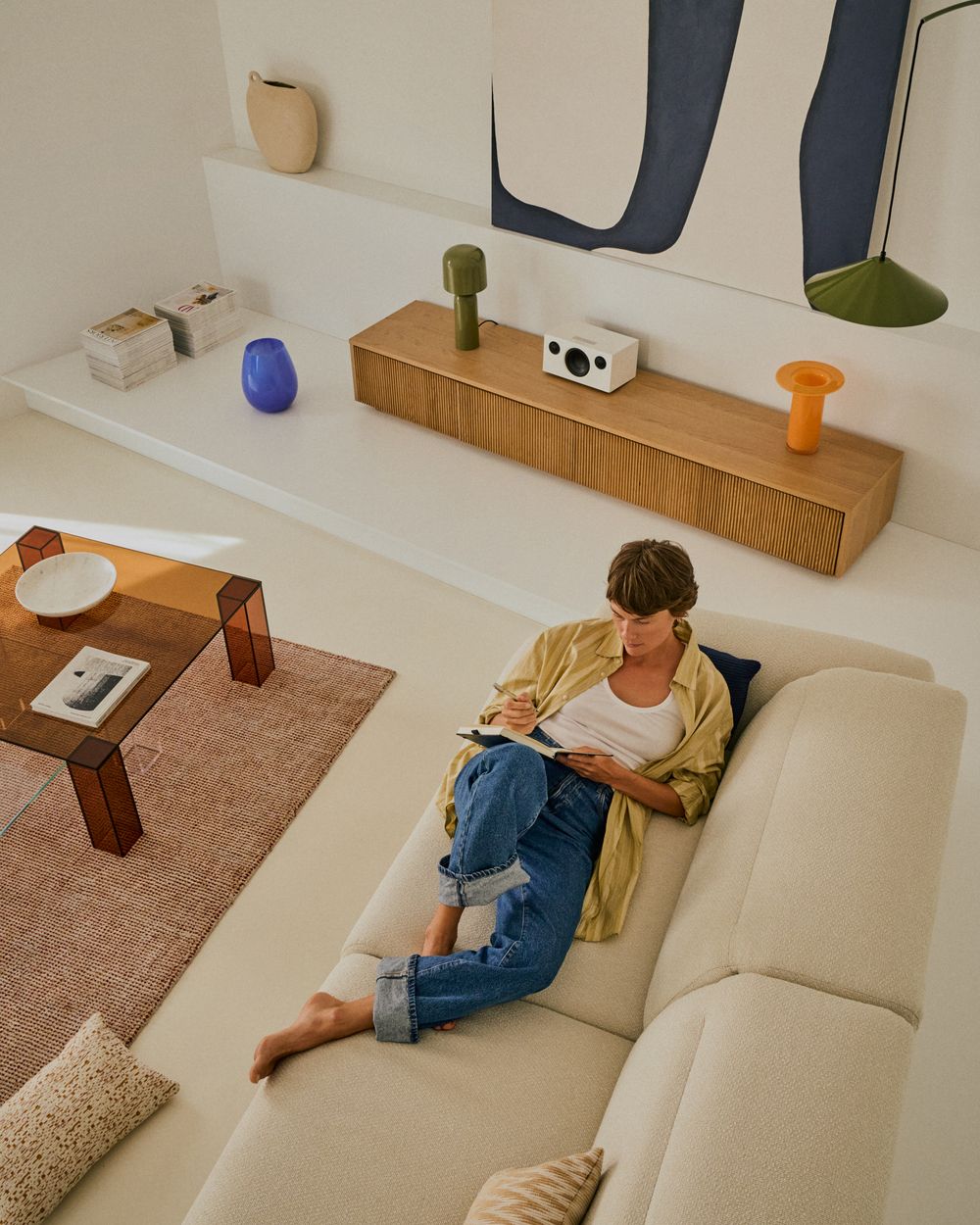 3-zitsbank AURUM - Ecru KAV S84830NR39