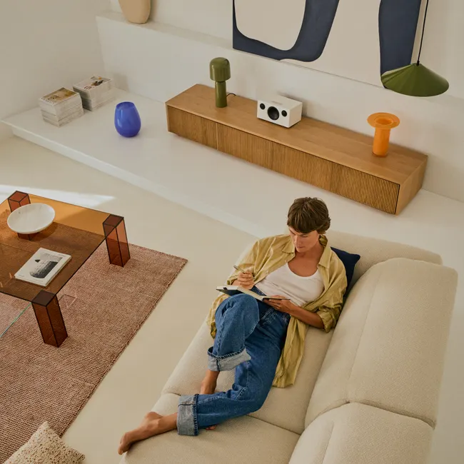 3-zitsbank AURUM - Ecru