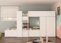 Stapelbed MAXIM - Wit TRA-1-000005