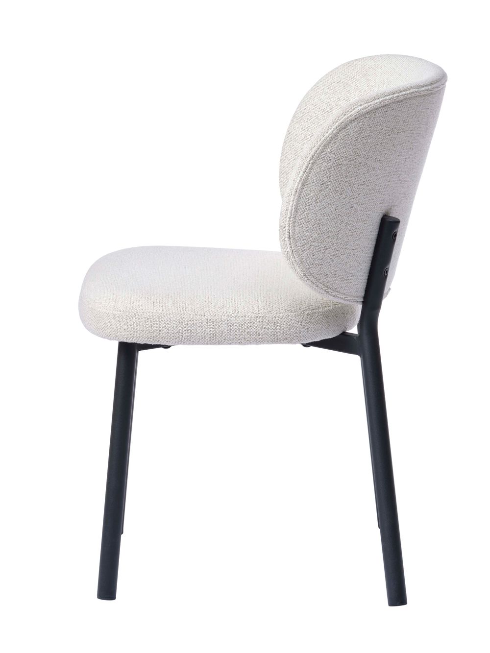 Eetkamerstoel SWANN - Off White Bouclé UNI-1-001