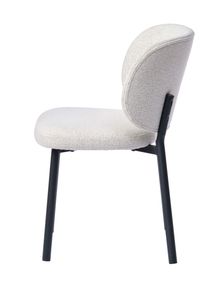 Eetkamerstoel SWANN - Off White Bouclé UNI-1-001
