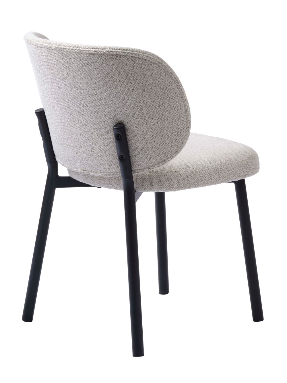 Eetkamerstoel SWANN - Off White Bouclé UNI-1-001