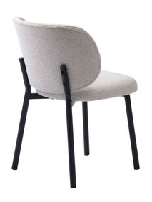 Eetkamerstoel SWANN - Off White Bouclé UNI-1-001
