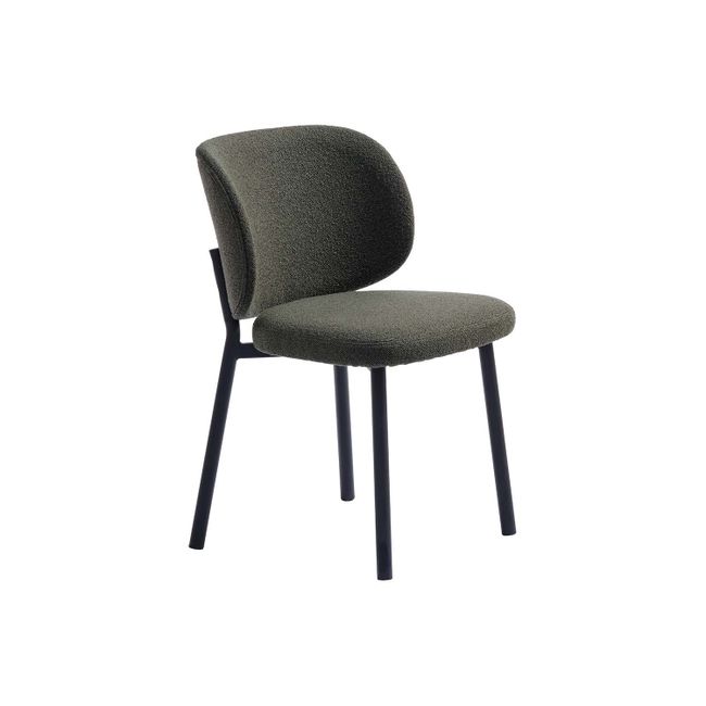 Eetkamerstoel SWANN - Grey Bouclé