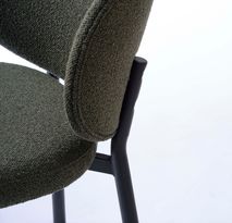 Eetkamerstoel SWANN - Grey Bouclé UNI-1-003