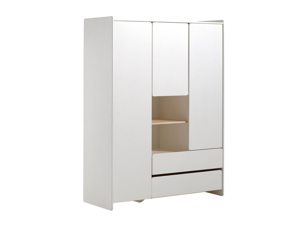 Kleerkast KIDDY - Wit gelakt VPC-26-000011