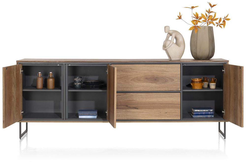 Dressoir TRAPANI - Hout/Metaal HEH 51930MAN