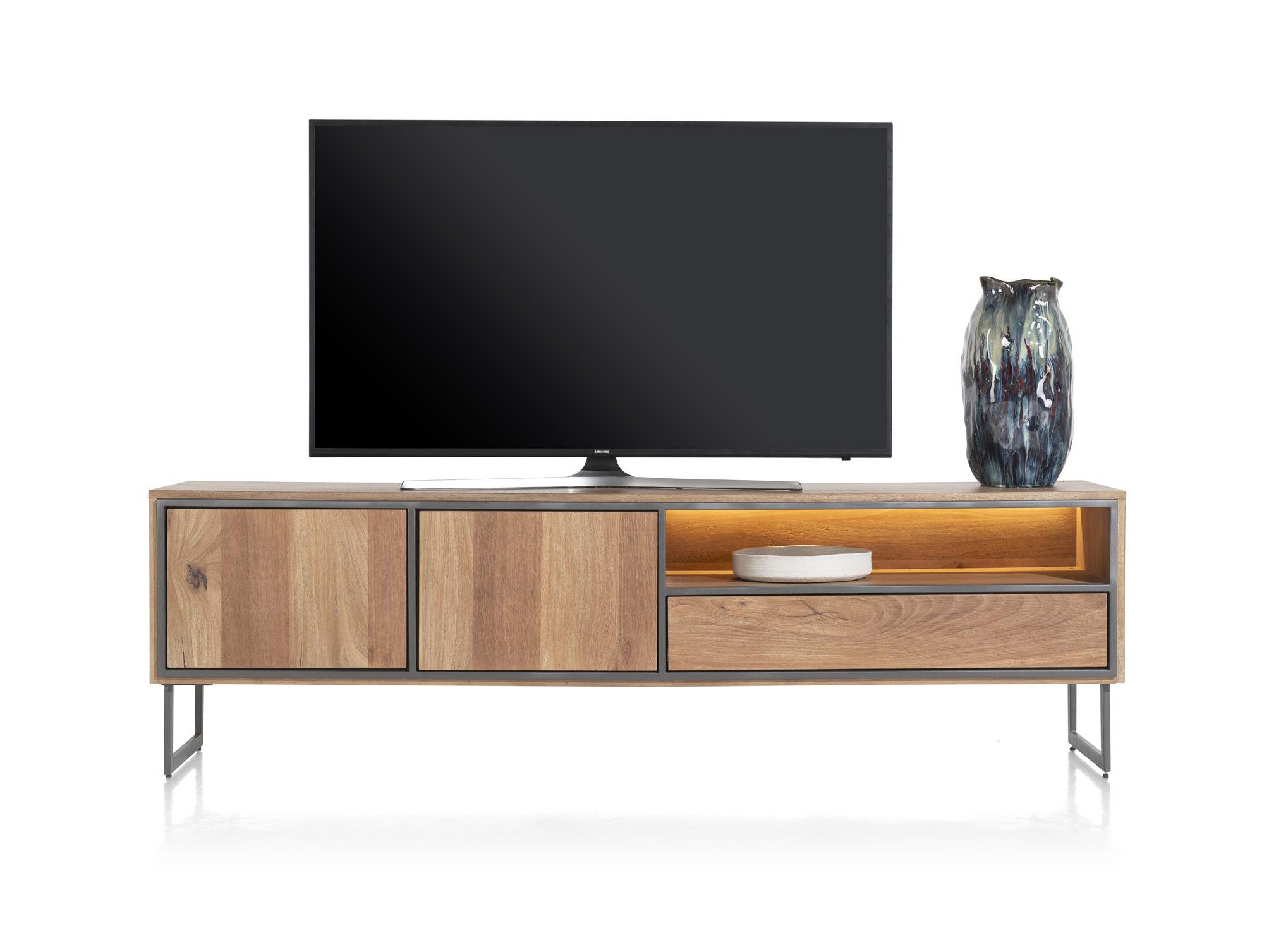 TV-meubel TRAPANI - Hout/Metaal HEH 51934MAN