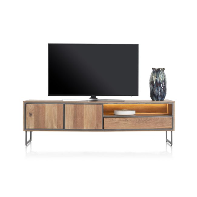 TV-meubel TRAPANI - Hout/Metaal
