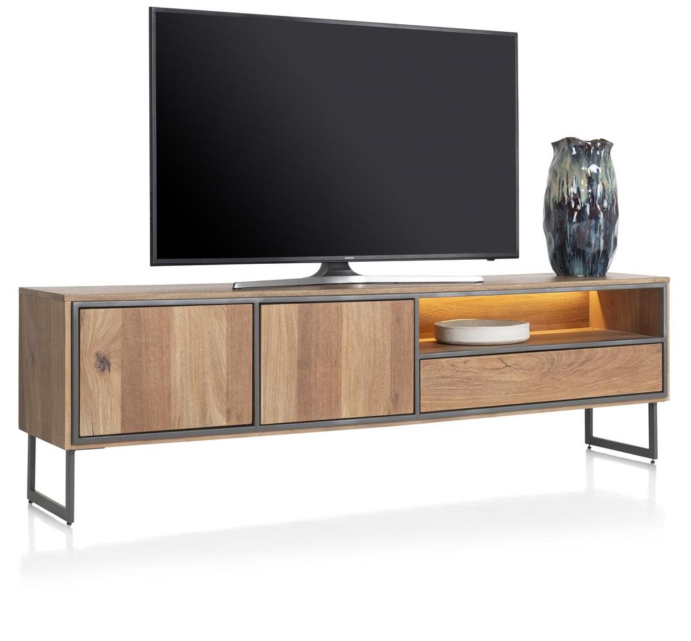 TV-meubel TRAPANI - Hout/Metaal HEH 51934MAN