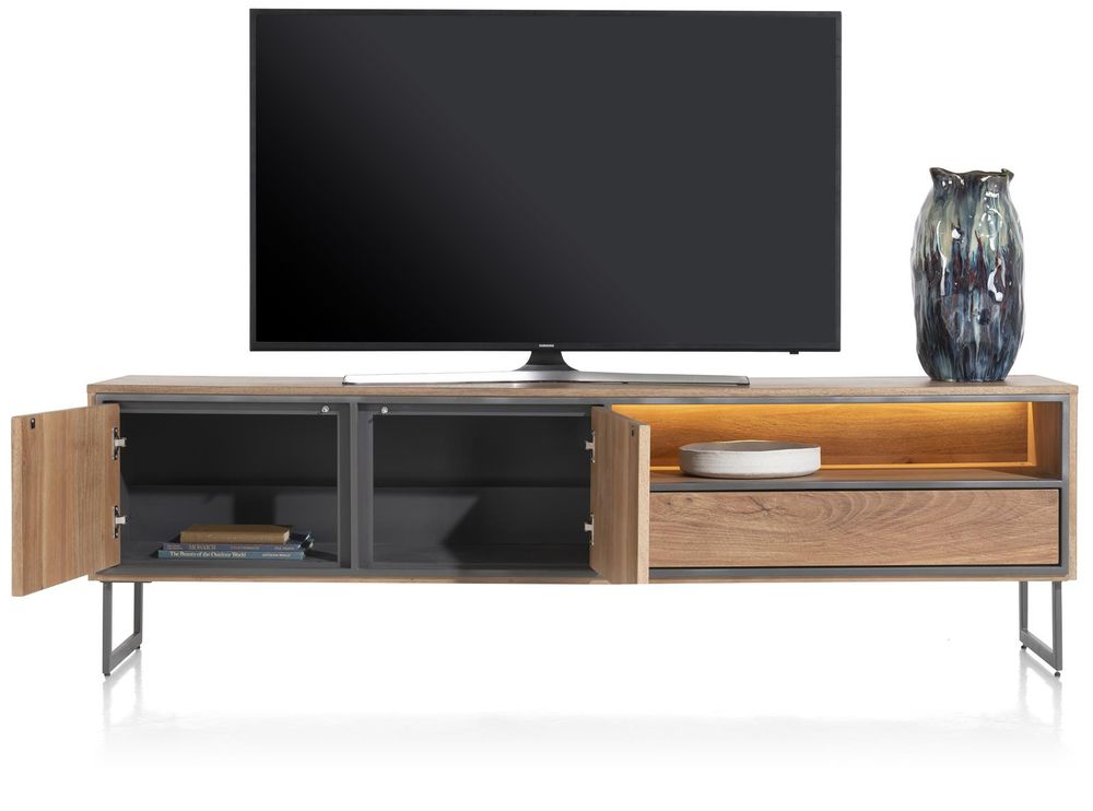 TV-meubel TRAPANI - Hout/Metaal HEH 51934MAN