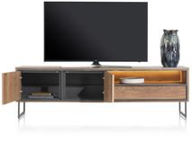 TV-meubel TRAPANI - Hout/Metaal HEH 51934MAN