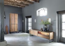 TV-meubel TRAPANI - Hout/Metaal HEH 51934MAN