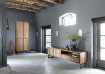 TV-meubel TRAPANI - Hout/Metaal HEH 51934MAN