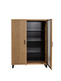 Vitrinekast MALMO - Semi massief hout HAV-3-000009