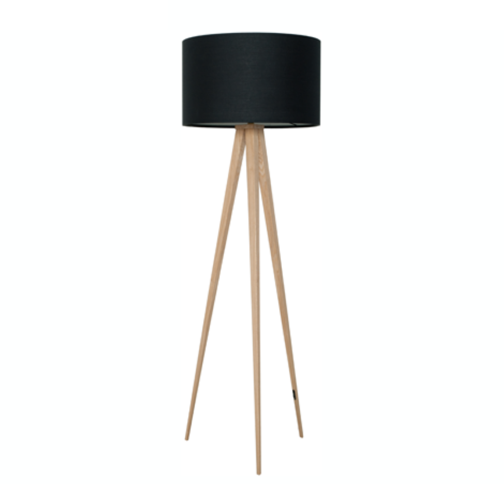 Vloerlamp TRIPOD - Wood Black ZVR 5000805