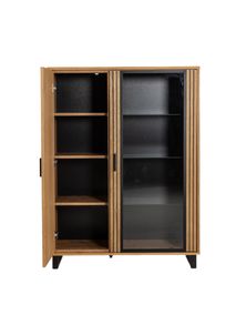 Vitrinekast MALMO - Semi massief hout HAV-3-000009