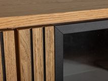 Vitrinekast MALMO - Semi massief hout HAV-3-000009