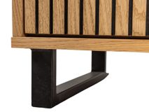 Vitrinekast MALMO - Semi massief hout HAV-3-000009