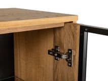 Vitrinekast MALMO - Semi massief hout HAV-3-000009