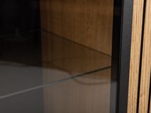 Vitrinekast MALMO - Semi massief hout HAV-3-000009