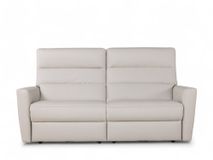 2-zit met elektr. relaxen DAX - Beige leder C-NEO-14-HKS1