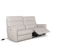 2-zit met elektr. relaxen DAX - Beige leder C-NEO-14-HKS1