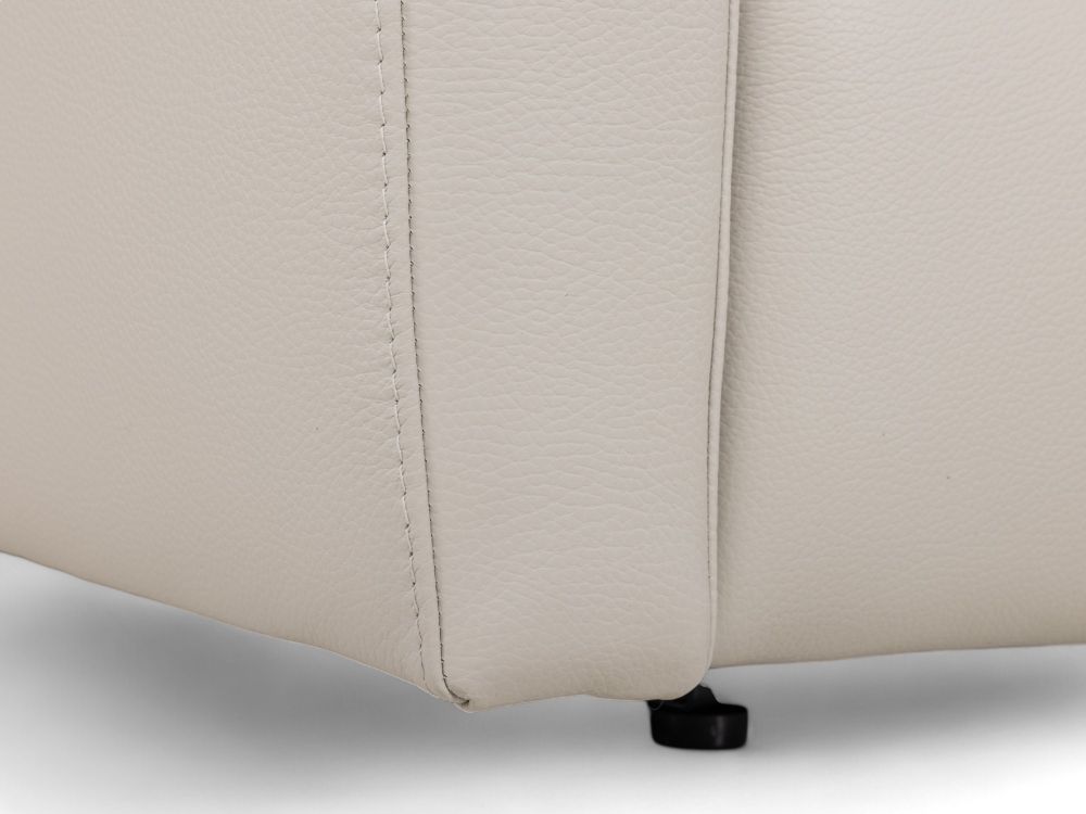 2-zit met elektr. relaxen DAX - Beige leder C-NEO-14-HKS1