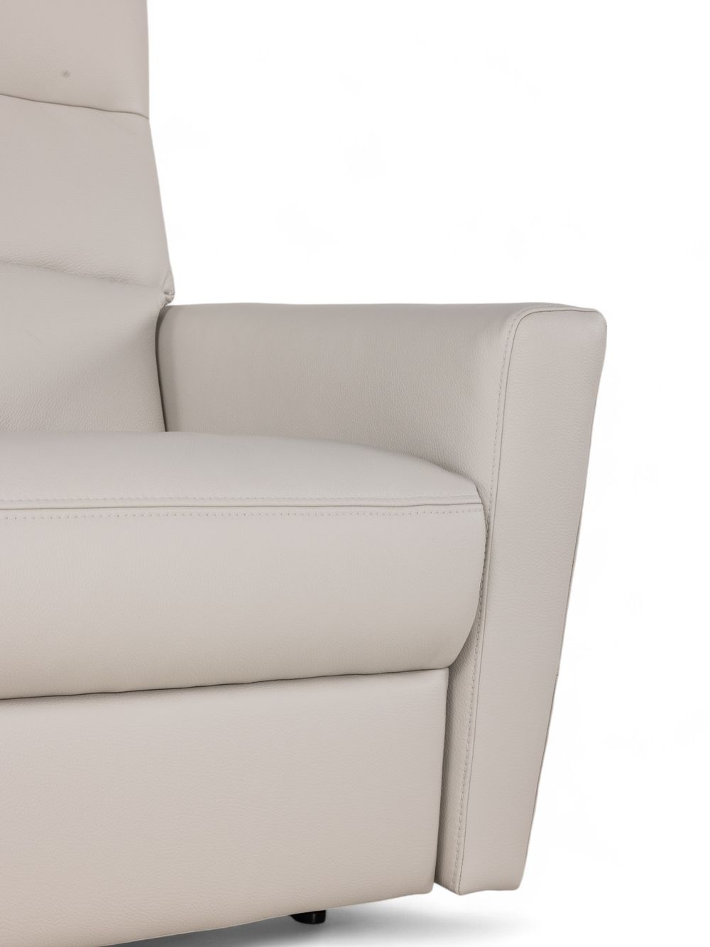 2-zit met elektr. relaxen DAX - Beige leder C-NEO-14-HKS1
