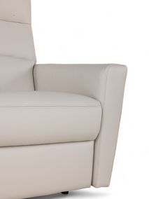 2-zit met elektr. relaxen DAX - Beige leder C-NEO-14-HKS1
