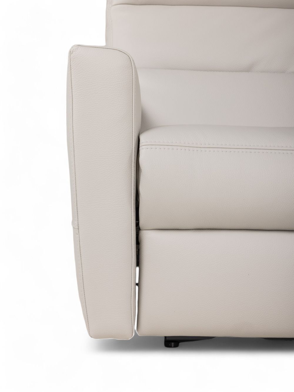2-zit met elektr. relaxen DAX - Beige leder C-NEO-14-HKS1