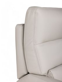 2-zit met elektr. relaxen DAX - Beige leder C-NEO-14-HKS1