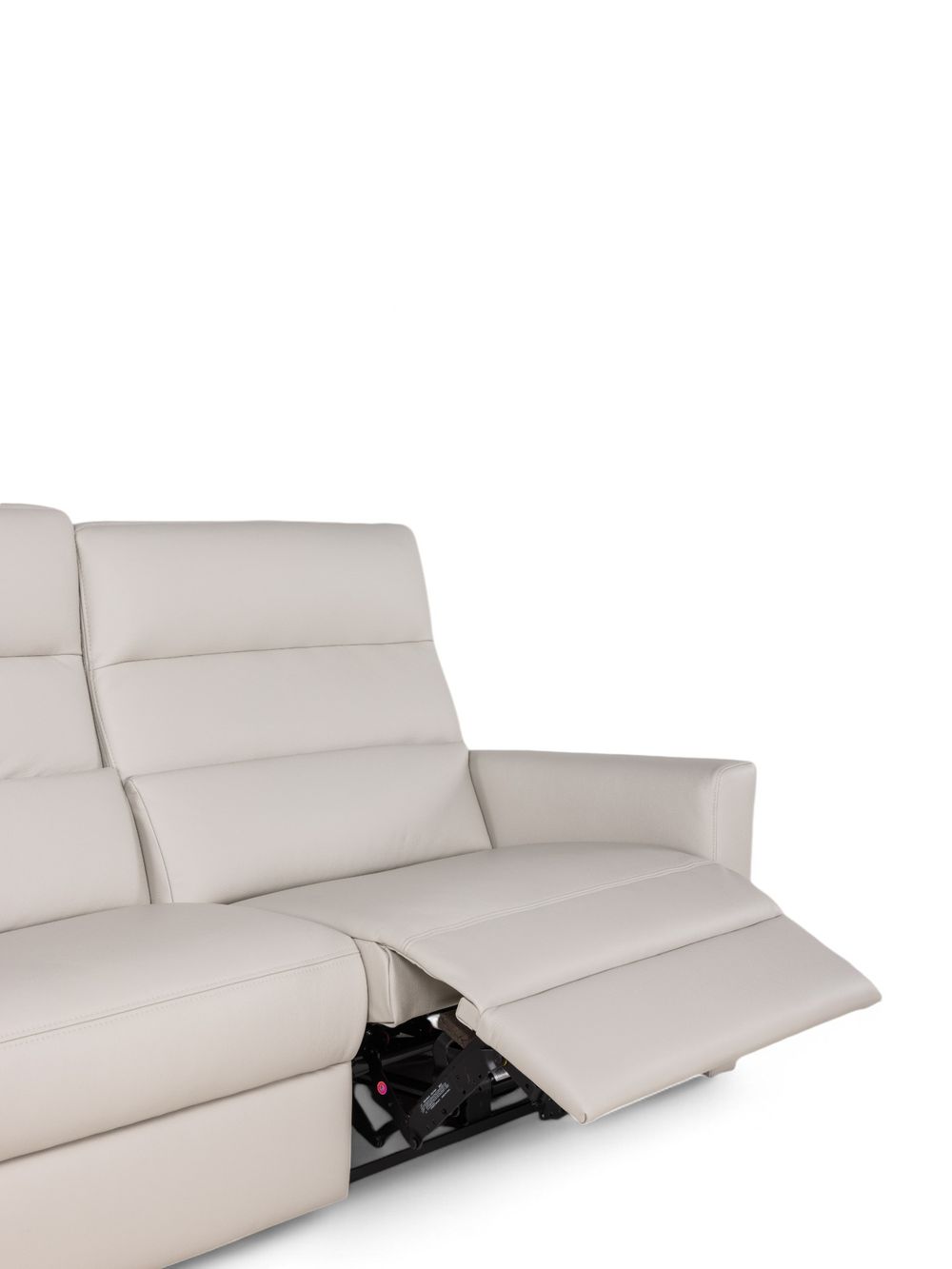 2-zit met elektr. relaxen DAX - Beige leder C-NEO-14-HKS1