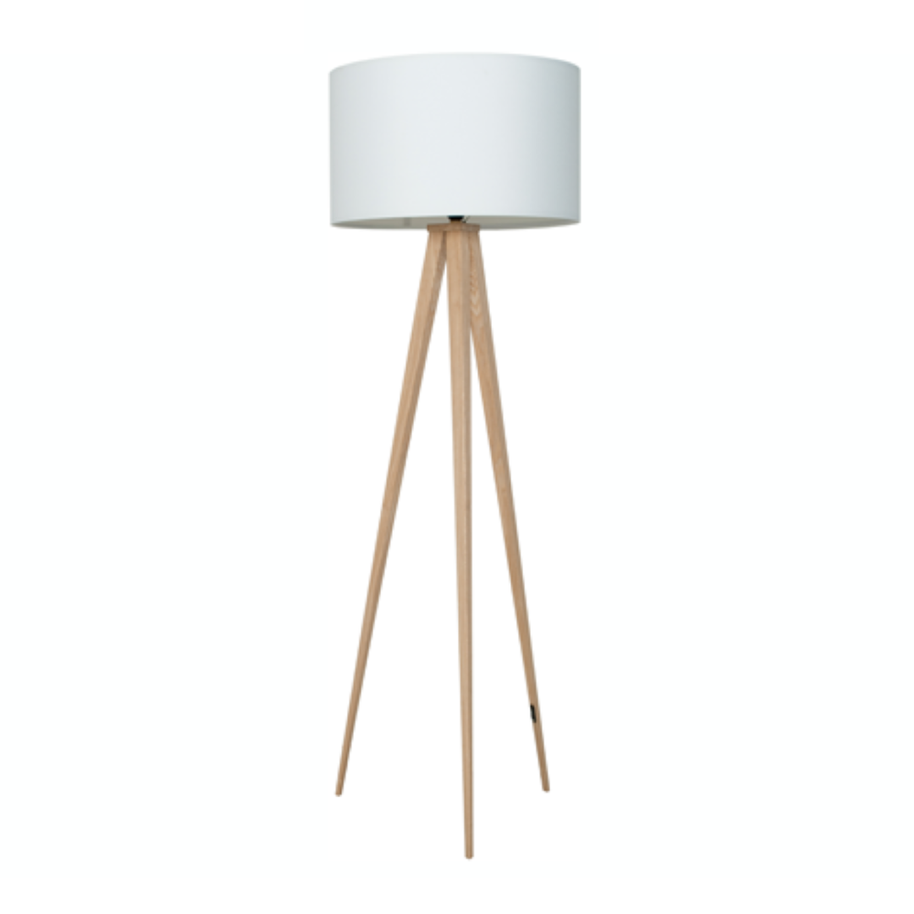 Vloerlamp TRIPOD - Wood Black ZVR 5000806