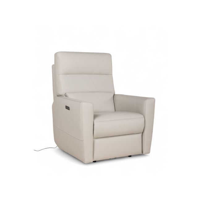 Elektr. relaxfauteuil DAX - Leder beige
